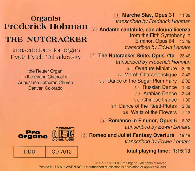 The Nutcracker<br>(Audio CD) <br>Frederick Hohman - Image 2