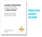 A Patriot’s Processional - music score plus CD package