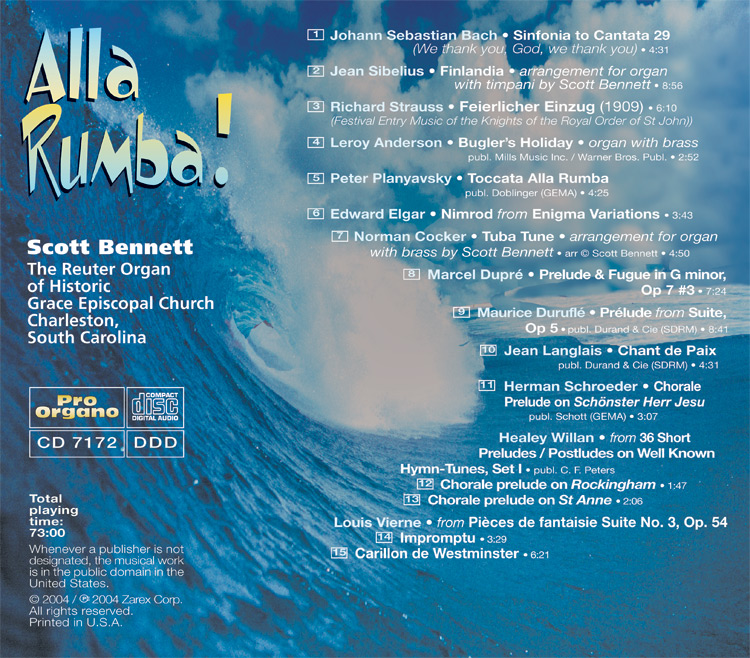 Alla Rumba <br>(Audio CD) <br>J. Scott Bennett - Image 2