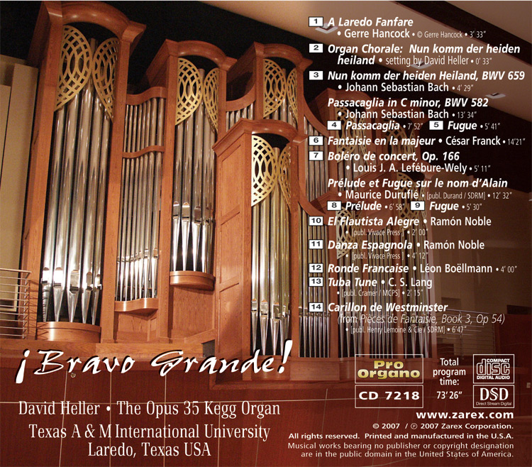 ¡Bravo Grande! <br>(Audio CD) <br>David Heller - Image 2