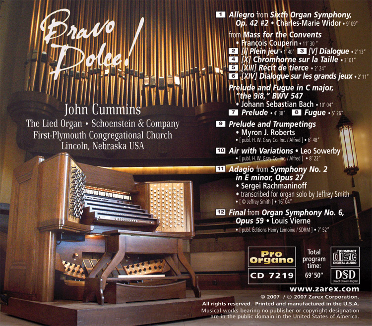 Bravo Dolce! <br>(Audio CD) <br>John Cummins - Image 2