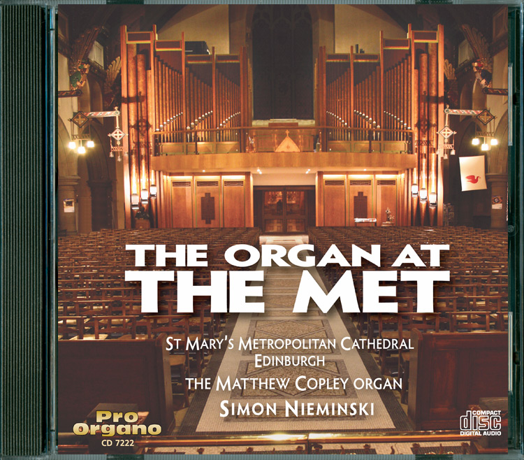 The Organ at the Met (Audio CD) Simon Nieminski