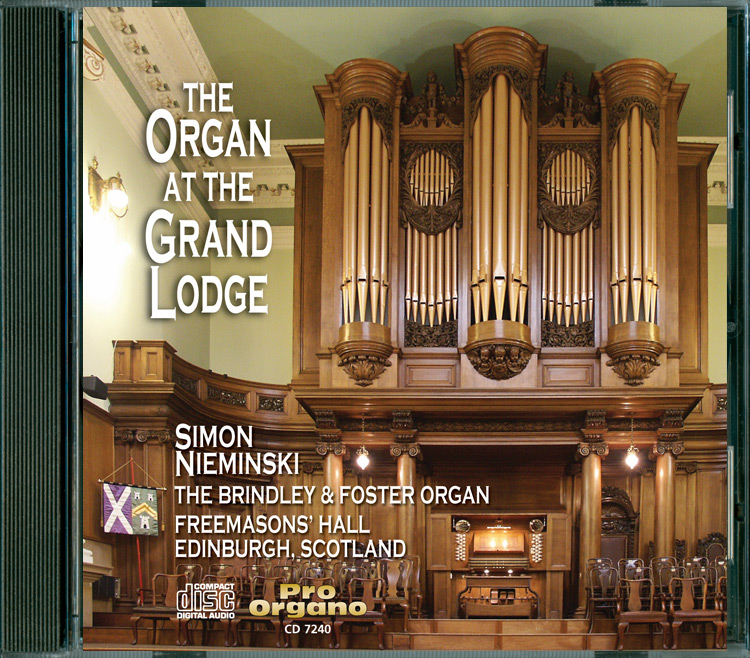 The Organ at the Grand Lodge (Audio CD) Simon Nieminski