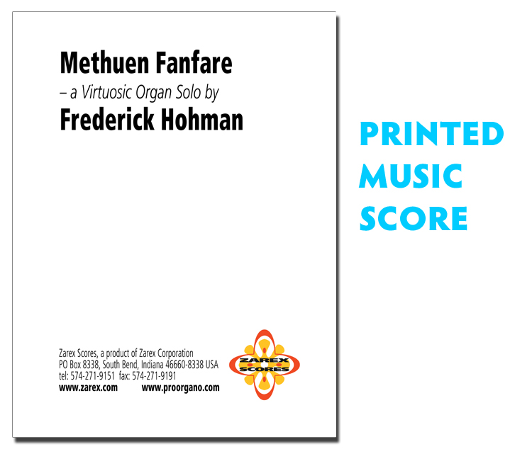 Methuen Fanfare - Printed Music Score and Audio CD package