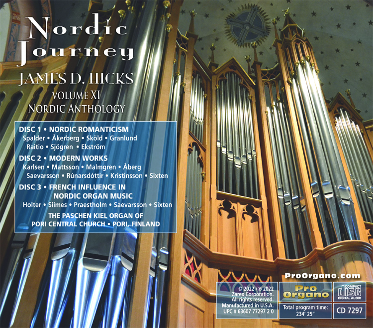 Nordic Journey - Volume XI - Nordic Anthology <br>(Triple Compact Disc) <br>James D. Hicks - Image 2