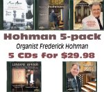 Hohman 5-Pack <br>Organ CD Bundle